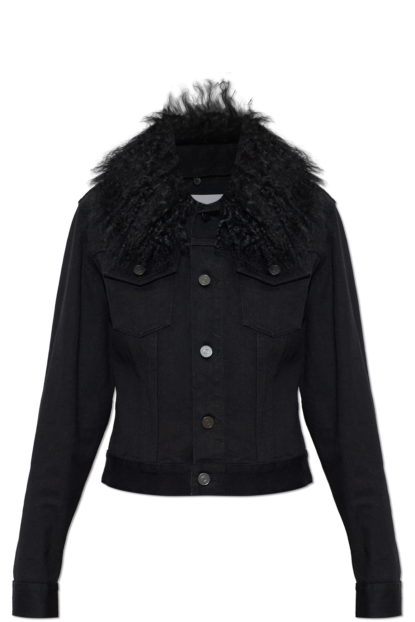 Alaïa Jacket with a fur collar | Women's | Vitkac